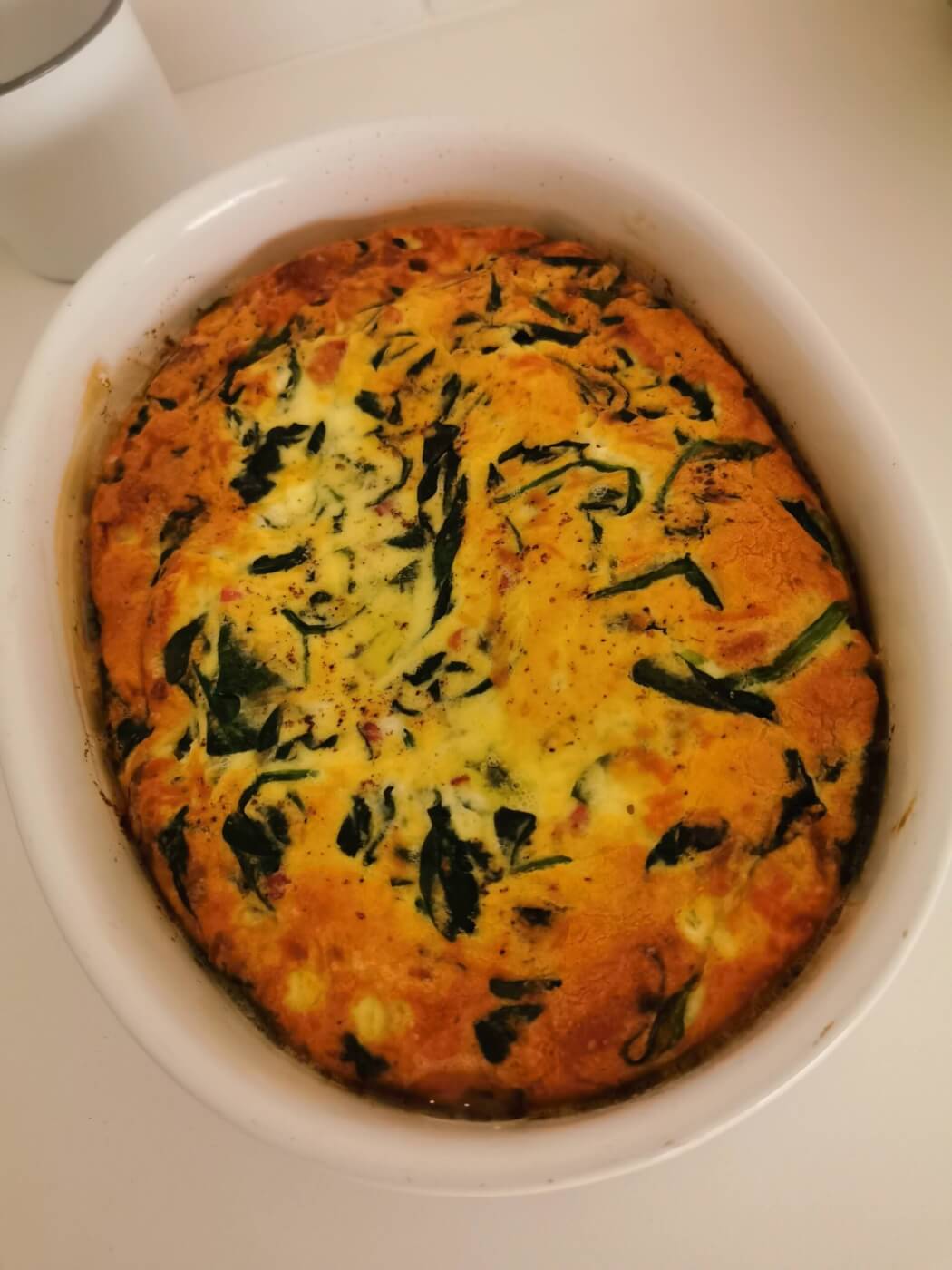 Spenatfrittata